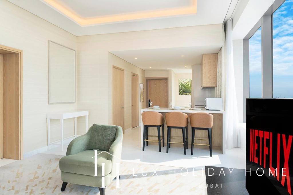 דובאי Lux Iconic Views At The Palm Tower Suite 4 מראה חיצוני תמונה
